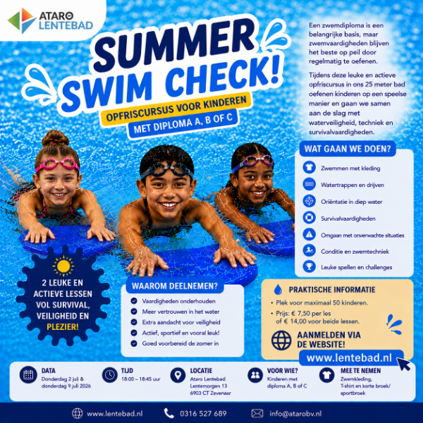 Afbeeldingen van Summer Swim Check - 2 juli